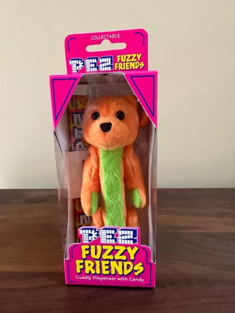 Pez - Fuzzy Friends candy dispenser TJ Bear (2000)