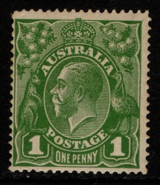 Australia 1924 King George V 1d One Penny green SG76 Mint