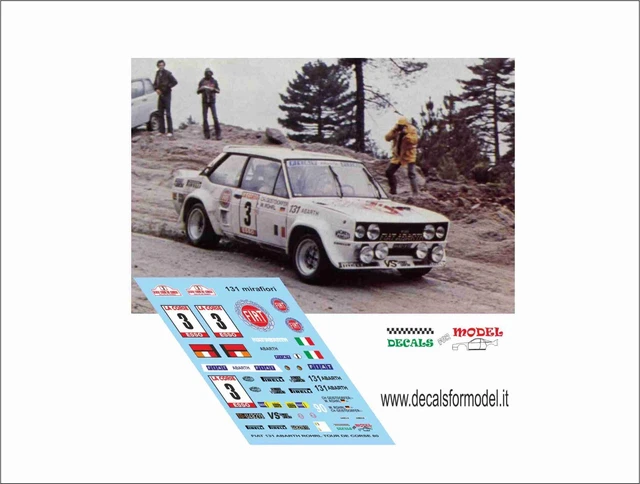 DECALS 1/43 PEUGEOT 207 Basso Rallye Monte Carlo 2011 Rally Montecarlo