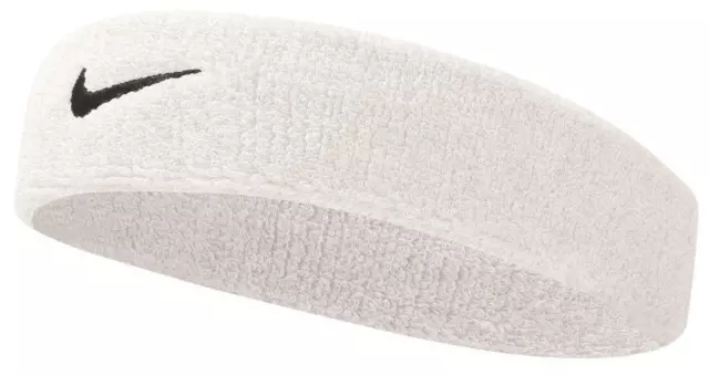 NIKE Swoosh Headband Tennis Stirnband Schweißband Kopfband Sport 5cm breit 3