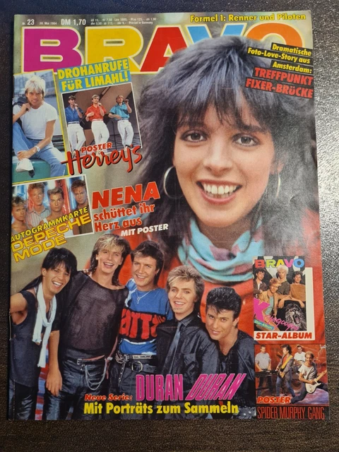 BRAVO 23/1984 Heft Komplett - Nena, Depeche Mode, Nik Kershaw, Limahl - Top!