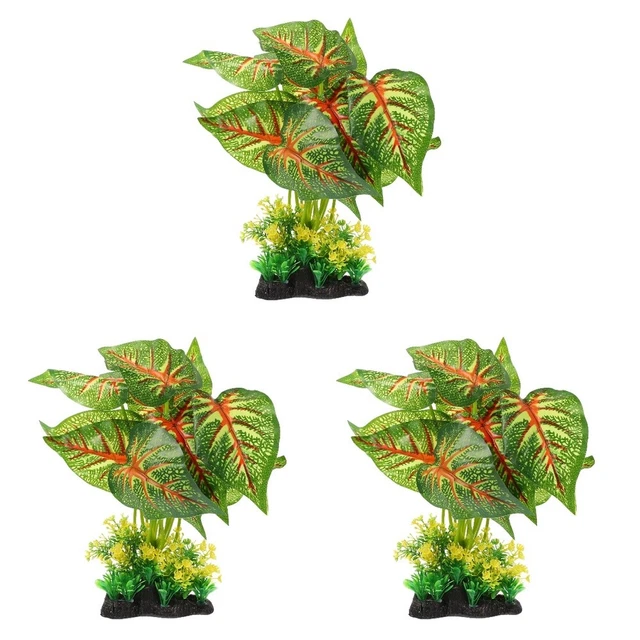 3pcs Aquariumpflanze künstliche Fischtankpflanzentank Wasserpflanze Simulation