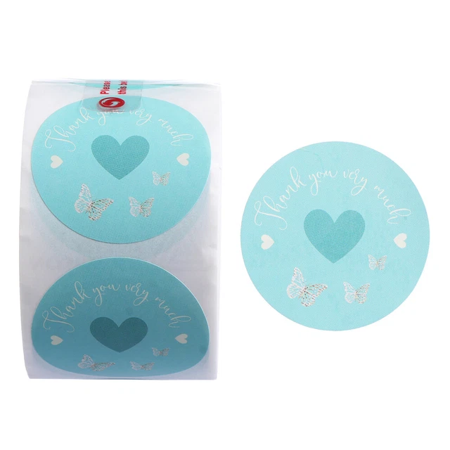 Sealing Sticker Thank You Sealing Decal Wrapping Sticekr Seal Gift