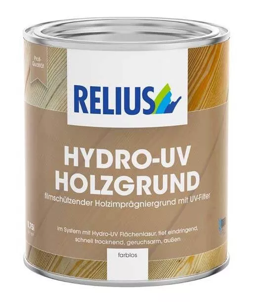 Relius Hydro-UV Holzgrund farblos UV-Filter Holzimprägniergrund