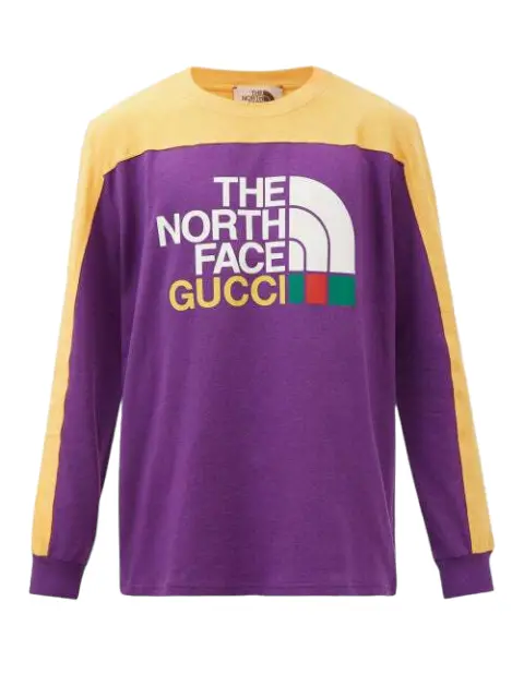 Shop GUCCI The north face x gucci sweatshirt (615061 XJDTD 9095) by  salutparis