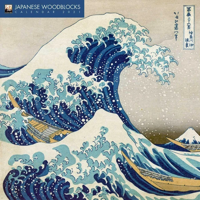 JAPANESE WOODBLOCKS WALL Calendar 2021 16.99 PicClick