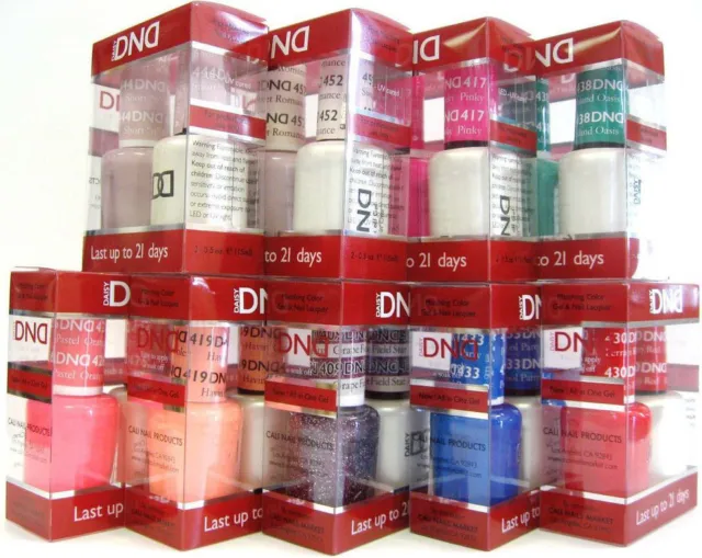 DND Daisy Soak Off Gel Polish Duo Brand New 2023 Updated