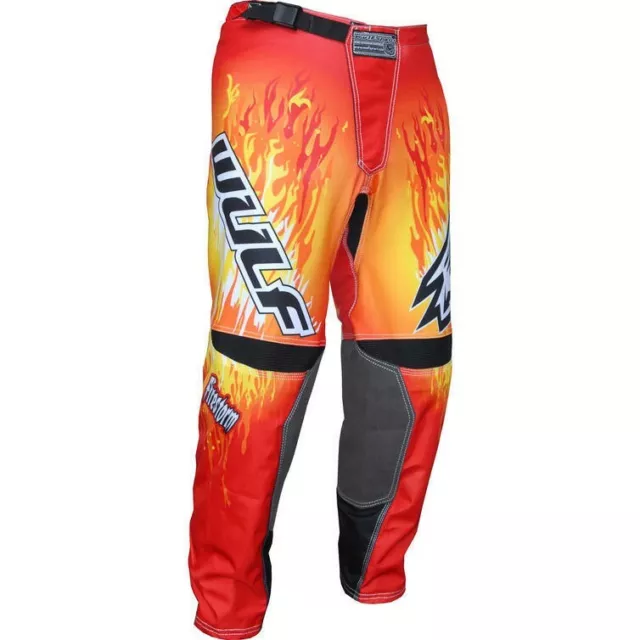 Wulfsport Adult Firestorm Motocross Quad Race Pants 36" Fire Orange  Clearance