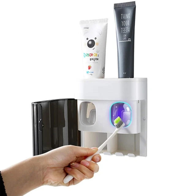 Lot De 4 Porte-brosses à Dents électriques Avec Autocollant Puissant - Support Mural Réglable Pour Brosse à Dents électrique - Convient à La Plupart Des Brosses à Dents électriques (4 Couleurs