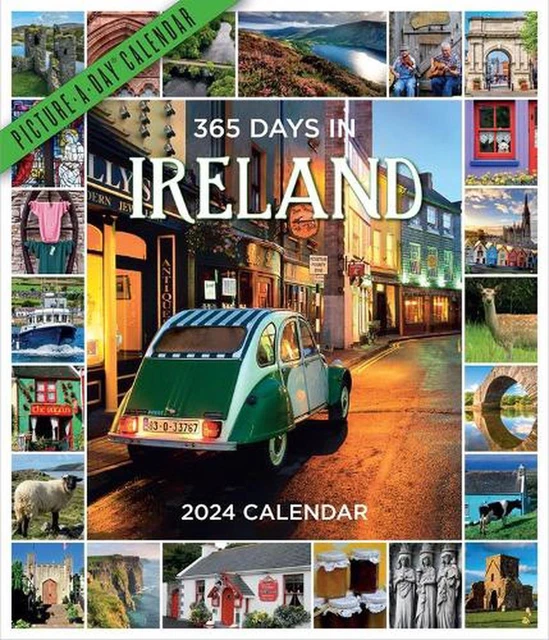 365 DAYS IN Ireland PictureADay Wall Calendar 2024 For Travelers by