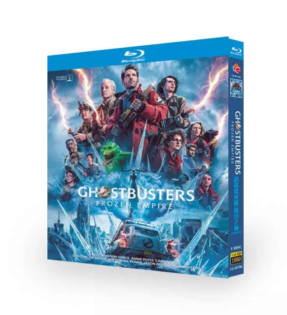 GHOSTBUSTERS FROZEN EMPIRE (2024) New Boxed Bluray HD Movie 1 Disc