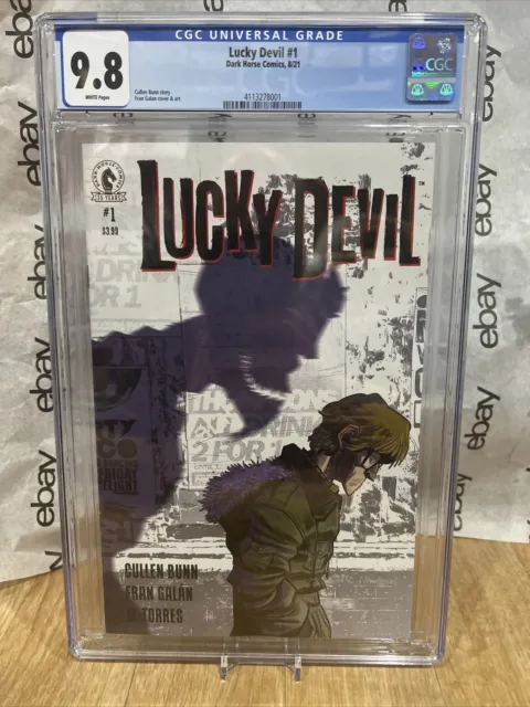 Lucky Devil #1 Mt 9.8 Cgc White Pages Collen Bunn Story Fran Galan Cover And Art