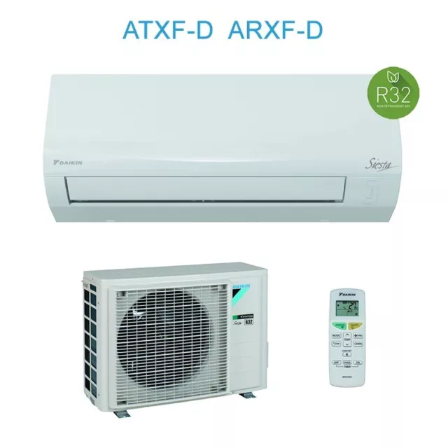 Daikin ATXF25D ARXF25D Condizionatore Climatizzatore 9000BTU Siesta Pro Evo A++/