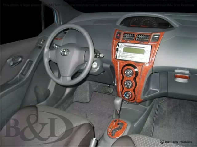 Dash Trim Kit for TOYOTA YARIS 07 08 09 10 11 carbon fiber wood aluminum