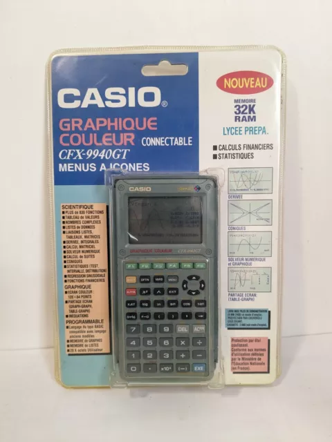 Casio cfx 9940gt online