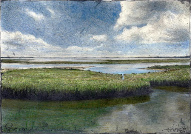 Andreas Noßmann Original - "Prerower Corriente"