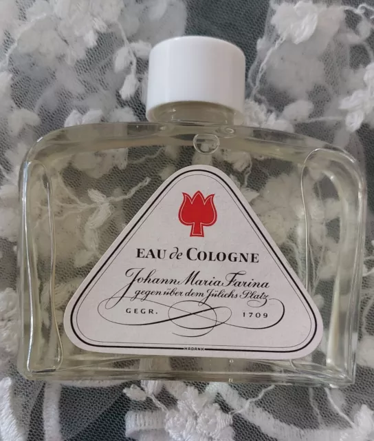 Eau de cologne 60 er Rote Marke Farina 1709 Vintage