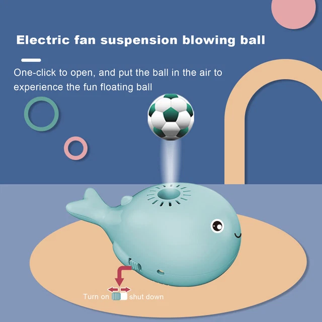 Whale Baby Toy Lovely Easy-carrying USB Charging Mini Fan Whale Toy Portable