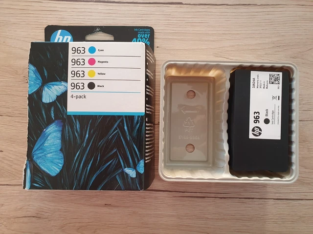 HP 963 Black - 1  Cartuccia Originale da 1000 Pagine 9010 9012 9015 9016 NERO