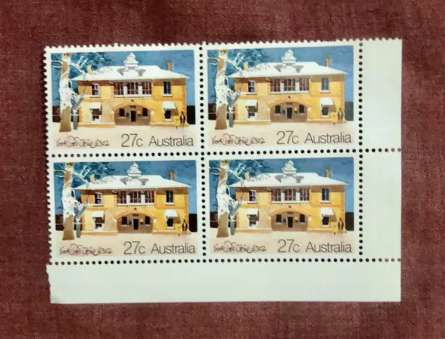 1982 Australian Stamps - Historic Post Offices Set of 4 Strips 7 Full Set MUH 2