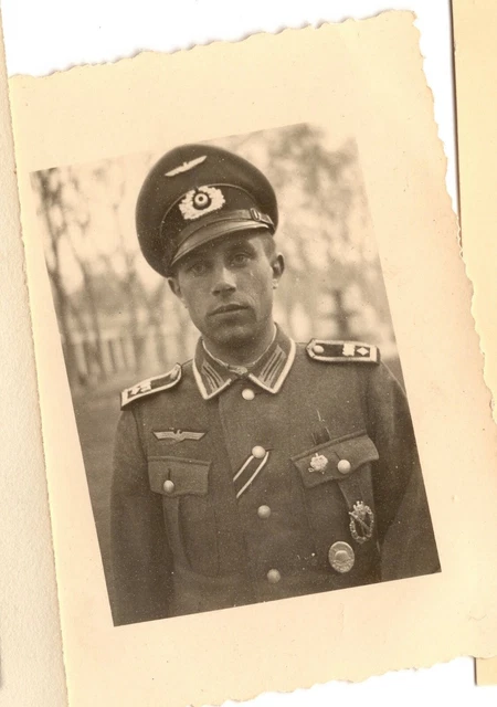 FOTO/PORTRAIT 3X FELDWEBEL Paul Brenner, VWA Gold, Infanterie Regiment ...