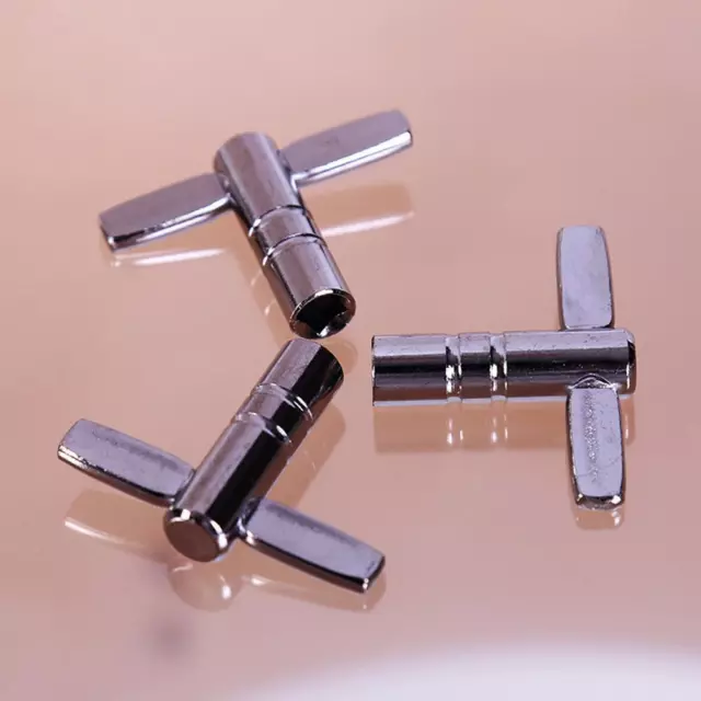 Drum Tuning Key Adjustment Wrench Silver Metal Percussion H9 CL Tool Suppl D8L4