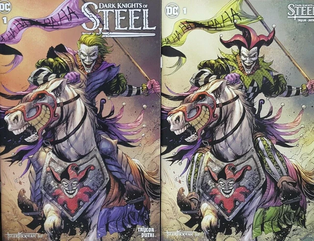 Dark Knights of Steel #1 Tyler Kirkham Arif Prianto Variant Cover Set DC Comics