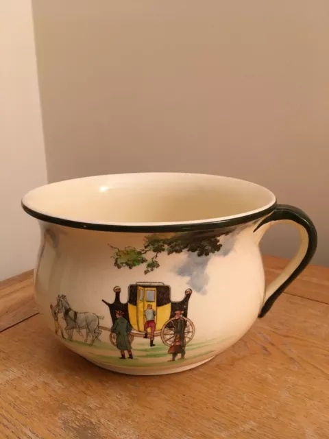 Royal Doulton Rare Chamber Pot - Coaching Days