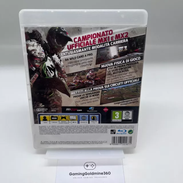 MXGP Official Motocross Videogame PS3 Italiano PAL senza manuale Playstation 3 2