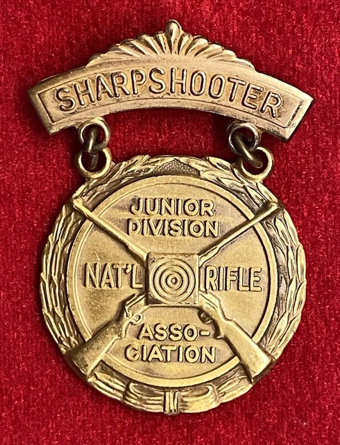 Vintage ***National Rifle Association*** ((Junior Division)) Sharpshooter Medal!