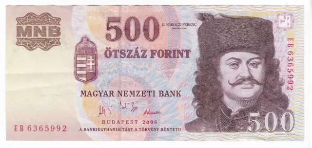 Hungary 500 Forint 2006 Commemorative banknote VF+
