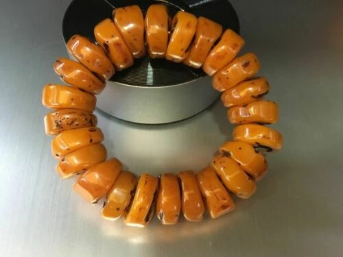 tibet mila bracelet mala prayer bead amber resin necklace baltic sea  AA