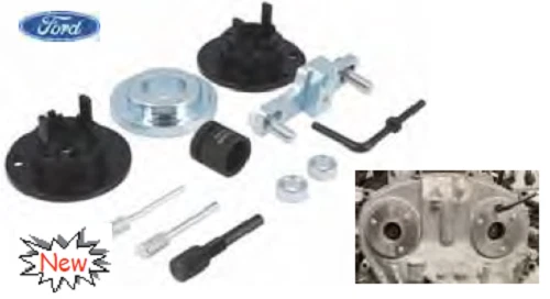 Kit Fasatura Motore 1.0 EcoBoost | Strumento Di Blocco Per Ford Focus B & C | Set Cinghia Distribuzione E VCT - 2