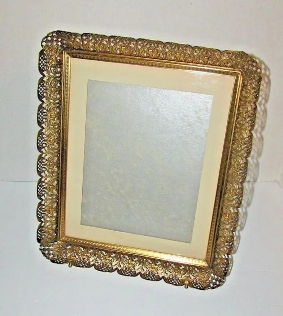 Gorgeous Vintage Midcentury Ornate Picture Frame Ormalu New Old Store Stock 2