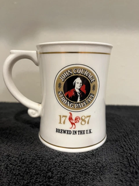 1981 FRANKLIN MINT ~Tankards Of The World's Great Breweries ~ COURAGE Mini Stein