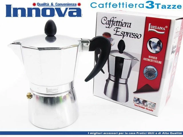 Cafetière Moka Café Expresso Napoletano Mesure 3 Tasses Hmj