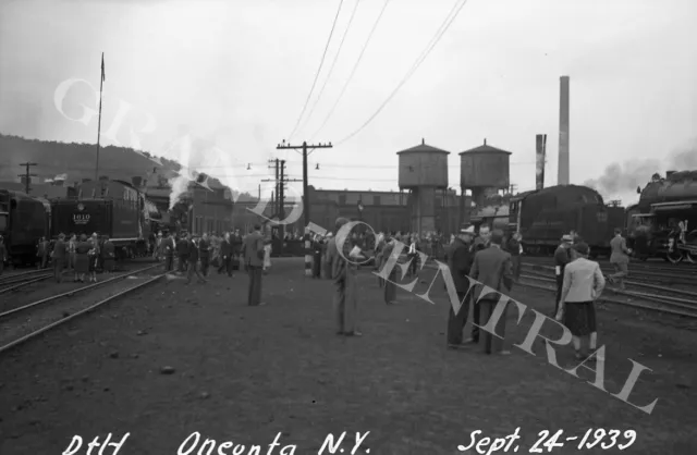 Original 1939 Delaware & Hudson Railway Dh Negative Railroad Railfans Oneonta Ny