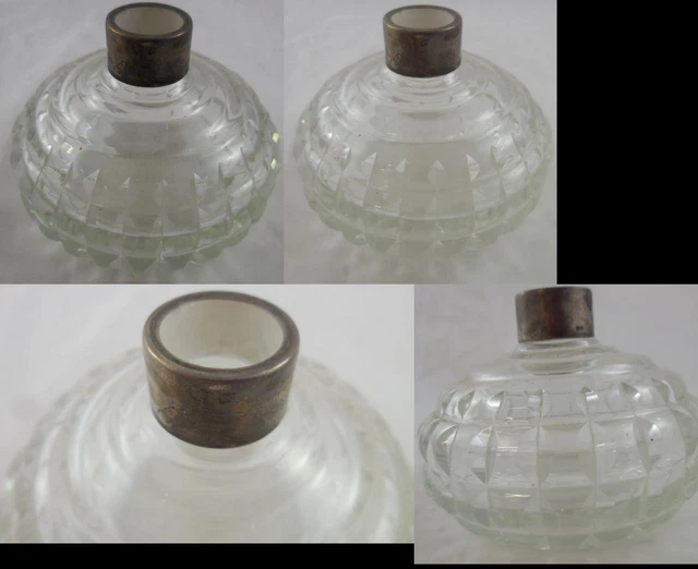 H 1878 Bottiglia Da Bagno Vetro/Argento