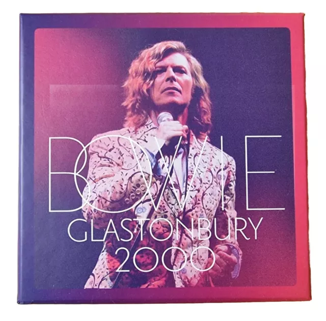 David Bowie : Glastonbury 2000 Deluxe CD Album with DVD 3 discs (2018) Heroes