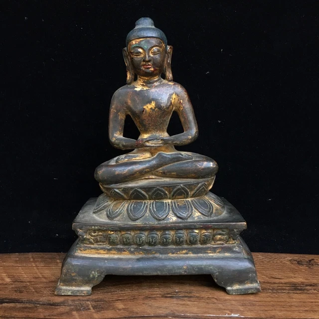 Chinese Exquisite Handmade Buddha Bronze Statue