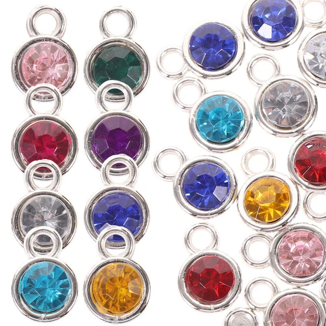100 Pcs Accessories Diamond Pendant Charm Stoppers Bracelets