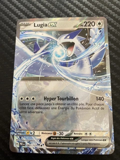 Pokémon – Lugia Ex 082/131 – Evoluciones Prismáticas – Carta Individual Doble Rara De Aluminio, Auténtica Y Perfecta Para Coleccionistas