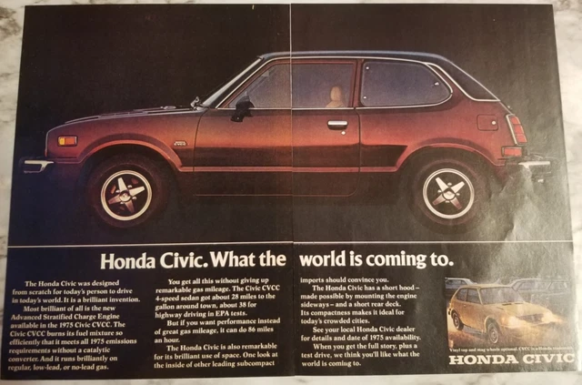Honda 2 print ads 1975