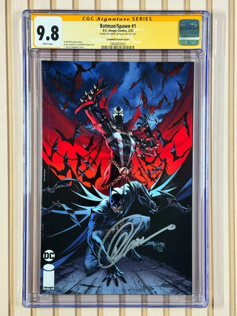 Batman Spawn #1 (2023 DC) Signed Greg Capullo Variant j Scott Campbell CGC 9.8