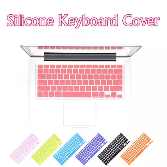 17" Silicone Candy Colors Keyboard Cover For Apple Macbook Pro Air 13" 15" 17"