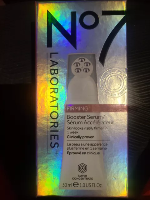 No7 Laboratories Firming Booster Serum 30ml/1.0fl.oz. New Free Ship Great Price
