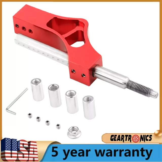Car Aluminium Shift Knob Extension Adjustable Height Lever Extender Gear Shifter