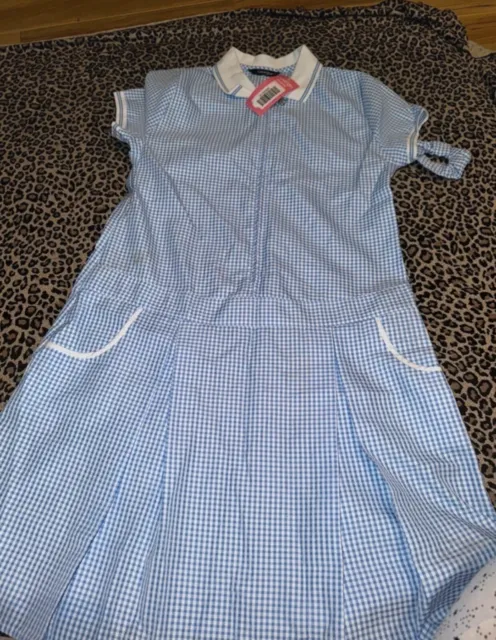 George Gingham School Dress Size 11-12 Years BNWT V366