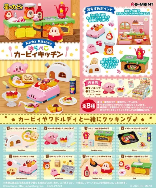 Re-Ment Miniatures Dollhouse Accessories Japan Stars Kirby Kitchen Set Rement