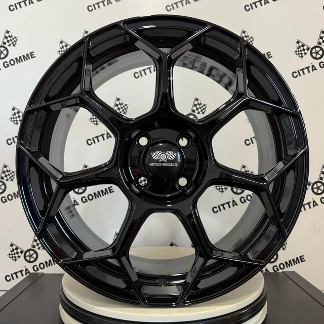 Set De 4 Jantes Alliage MSW By OZ 17 Pouces - Compatible Fiat Abarth 500 595 Esseesse - Neuf
